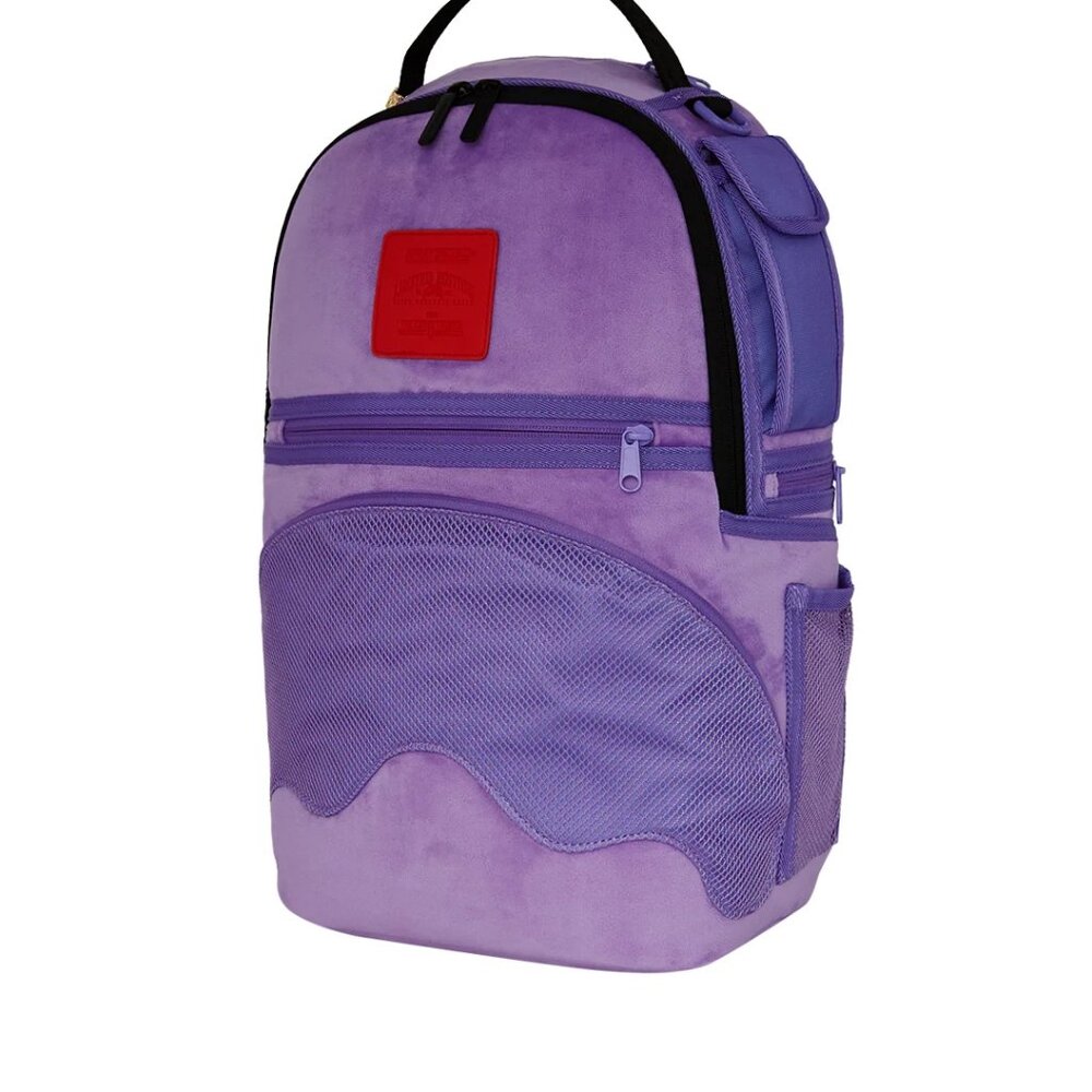 NOOO WAY!!! A REVERSIBLE BACKPACK - PURPLE VELOUR TO OG SHARKS IN PARIS BACKPACK